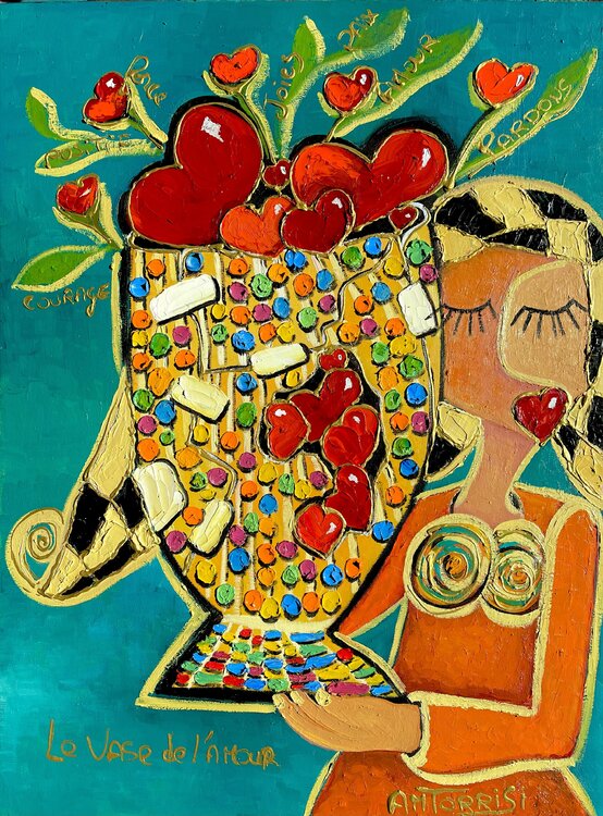 LE VASE DE L’AMOUR Anne-Marie Torrisi