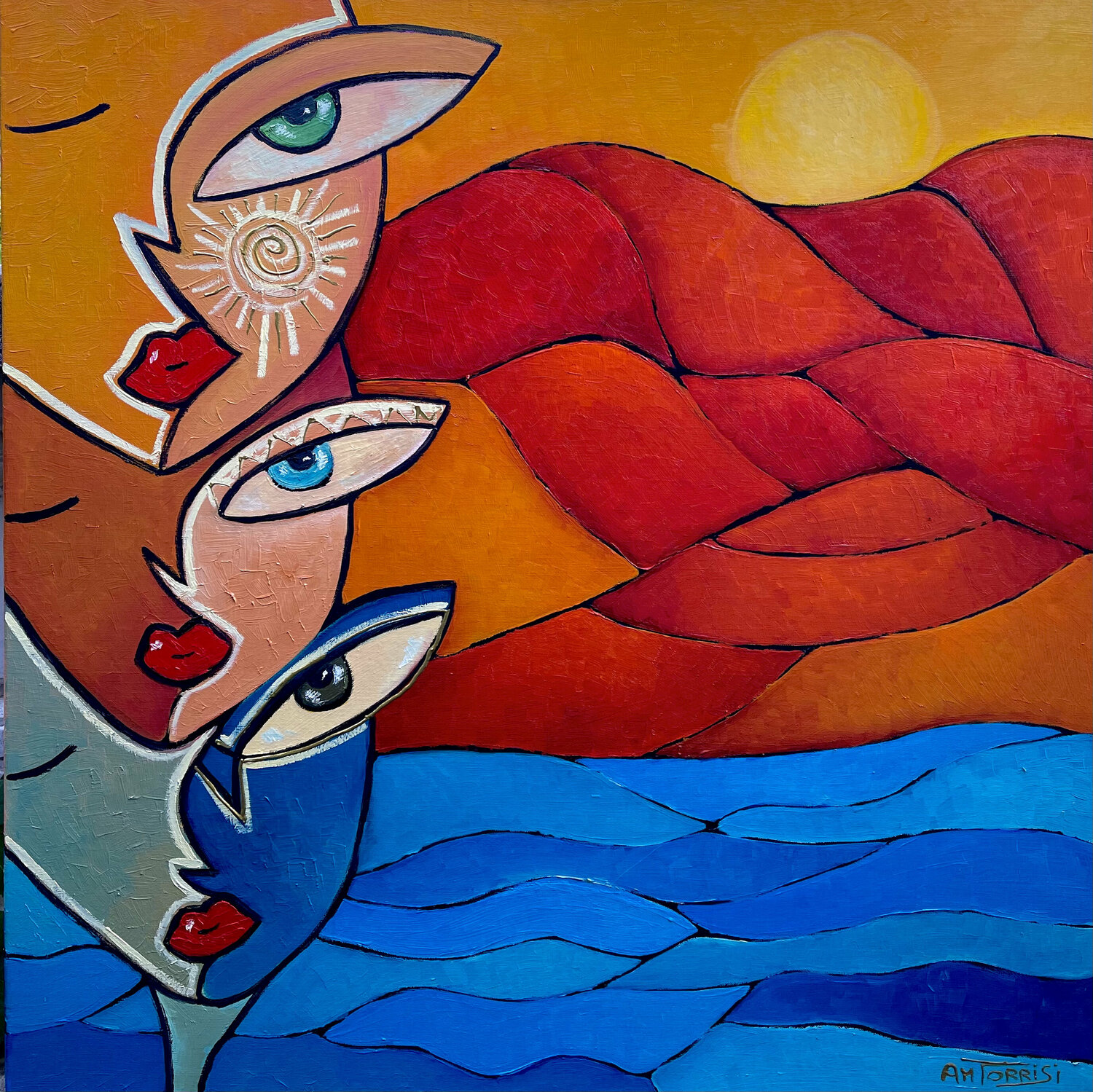 CIEL TERRE MER FEU Anne-Marie Torrisi