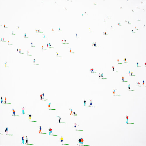 Golfers 22 van Stephanie Ho, Schilderij te koop op Singulart