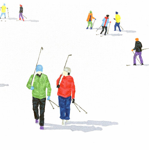 Frozen Planet Nano 38 van Stephanie Ho, Schilderij te koop op Singulart