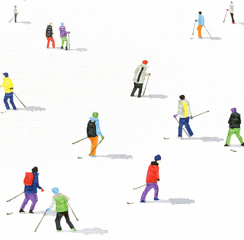 Frozen Planet Nano 35 van Stephanie Ho, Schilderij te koop op Singulart