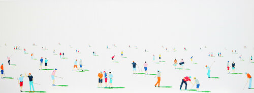 Golfers 35 di Stephanie Ho, Pittura in vendita su Singulart