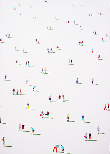 Golfers 38 van Stephanie Ho, Schilderij te koop op Singulart