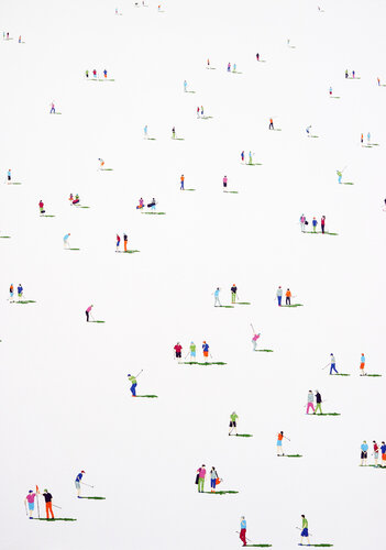 Golfers 39 di Stephanie Ho, Pittura in vendita su Singulart