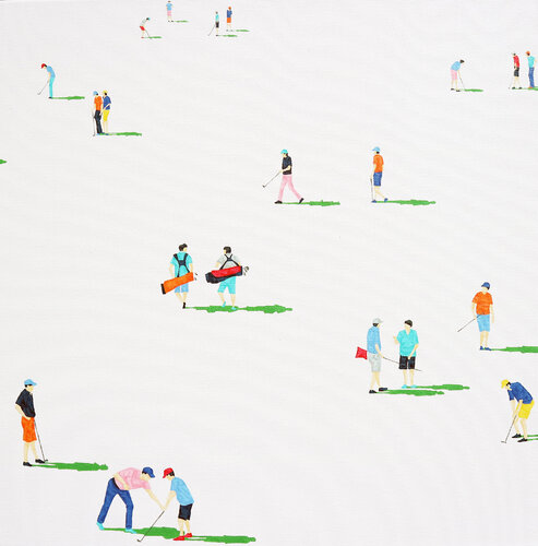 Golfers 40 van Stephanie Ho, Schilderij te koop op Singulart