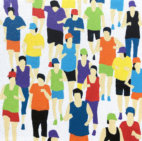 Fun Run Nano 01 by Stephanie Ho, 회화 for Sale on Singulart