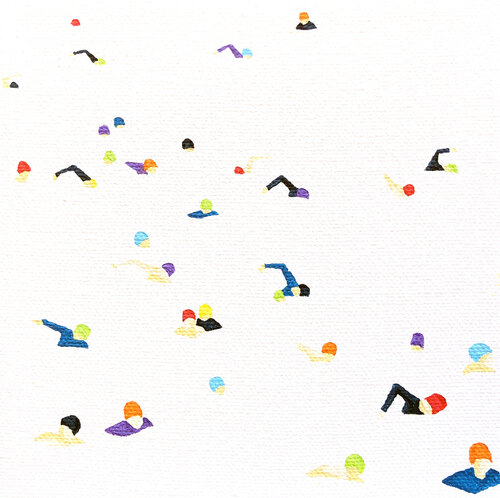 Swim Nano 01 by Stephanie Ho, 회화 for Sale on Singulart