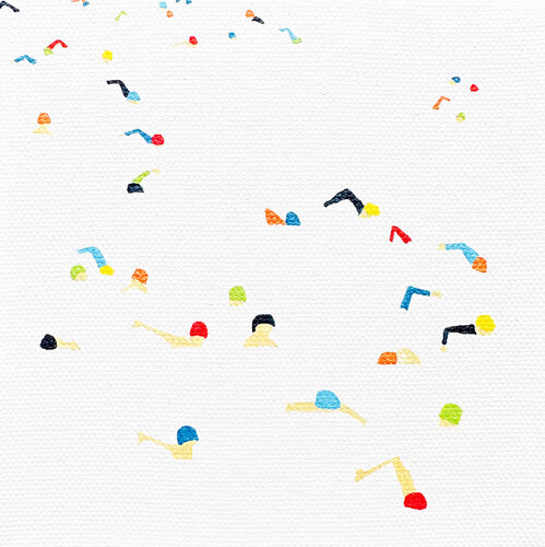 Ironman Swim Nano 03 van Stephanie Ho, Schilderij te koop op Singulart