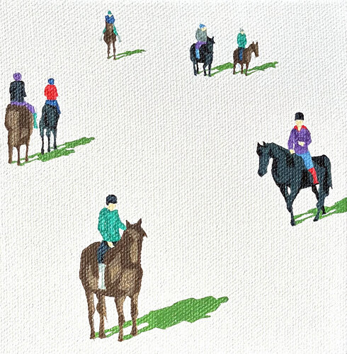 The Jockeys Nano 02 von Stephanie Ho, Malerei kaufen auf Singulart