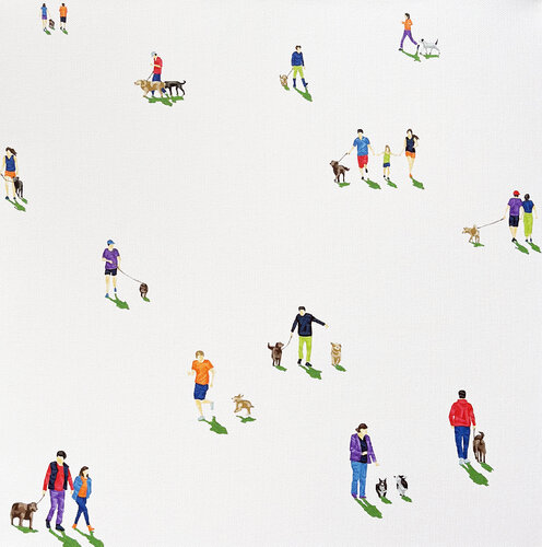 Puppy Love 03 by Stephanie Ho, 회화 for Sale on Singulart