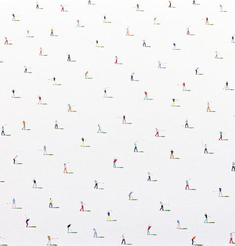 Golfers 45 van Stephanie Ho, Schilderij te koop op Singulart