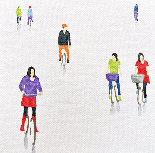 2 Wheels Nano 07 by Stephanie Ho, 회화 for Sale on Singulart