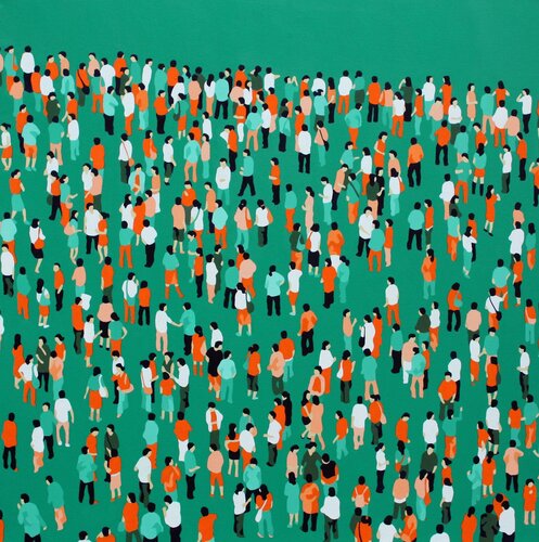 Derby 01 van Stephanie Ho, Schilderij te koop op Singulart