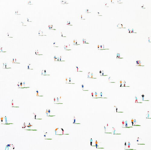 Golfers 49 by Stephanie Ho, 회화 for Sale on Singulart