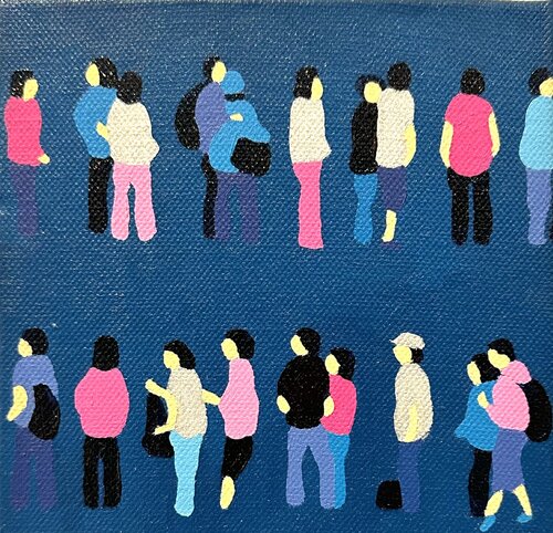 Queue 04 von Stephanie Ho, Malerei kaufen auf Singulart