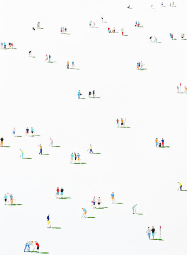 Golfers 53 di Stephanie Ho, Pittura in vendita su Singulart