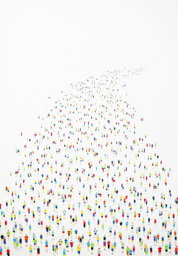 The Race 04 di Stephanie Ho, Pittura in vendita su Singulart