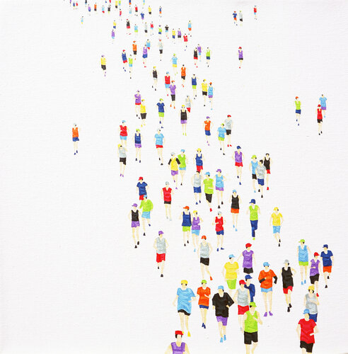 The Race 06 di Stephanie Ho, Pittura in vendita su Singulart