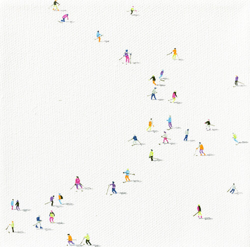 Frozen Planet Nano 29 van Stephanie Ho, Schilderij te koop op Singulart