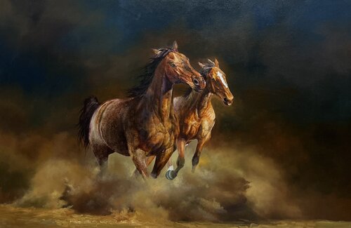 Lights de Emil Kasymov, Pintura a la venta en Singulart