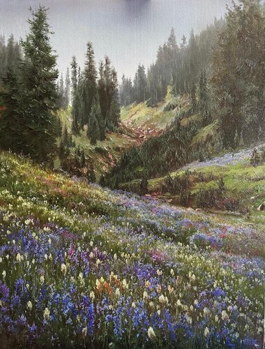 Song of the Mist de Emil Kasymov, Pintura a la venta en Singulart