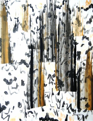 Winter forest van Aleksandr Breskin, Tekening te koop op Singulart