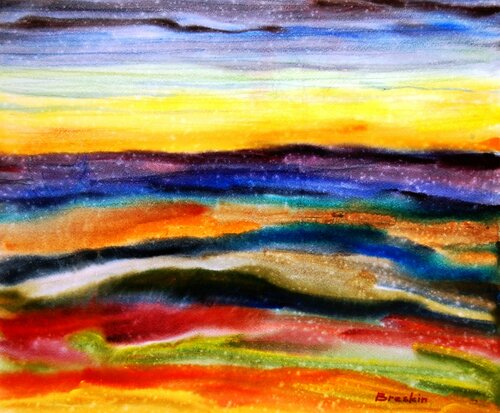 The beginning of the night di Aleksandr Breskin, Opera su carta in vendita su Singulart