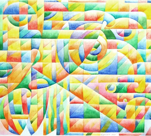 Legal intersection van Aleksandr Breskin, Tekening te koop op Singulart