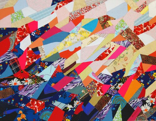 Movement of free patches von Aleksandr Breskin, Textil kaufen auf Singulart