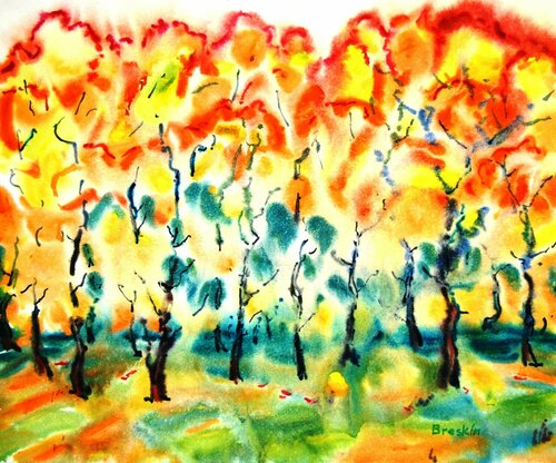 October van Aleksandr Breskin, Werk op papier te koop op Singulart