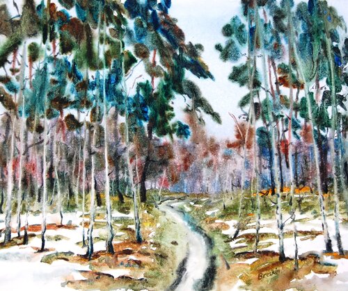 Ноябрь van Aleksandr Breskin, Schilderij te koop op Singulart