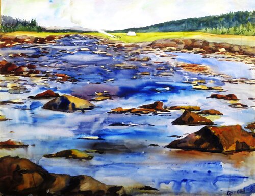 Начало реки van Aleksandr Breskin, Schilderij te koop op Singulart