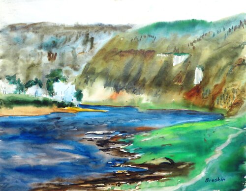 В каньоне di Aleksandr Breskin, Pittura in vendita su Singulart