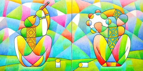 Музыканты von Aleksandr Breskin, Malerei kaufen auf Singulart