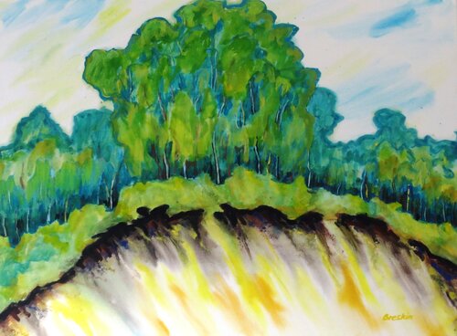 Над обрывом von Aleksandr Breskin, Malerei kaufen auf Singulart