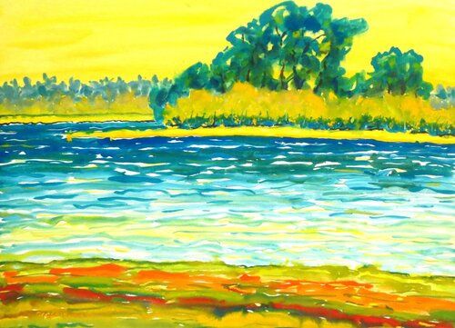 Голубое волнение by Aleksandr Breskin, 회화 for Sale on Singulart