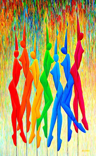 Мелодия семи струн di Aleksandr Breskin, Pittura in vendita su Singulart