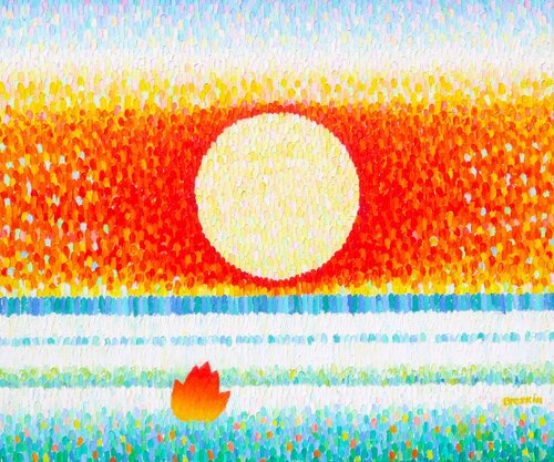 Мелодия калины в утренней тишине di Aleksandr Breskin, Pittura in vendita su Singulart