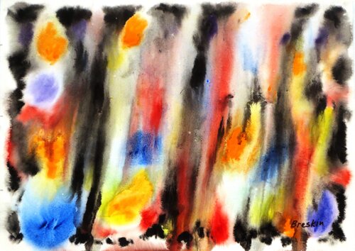 Азарт цвета par Aleksandr Breskin, Dessin en vente sur Singulart