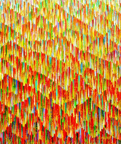 Mountain echo in the morning mist di Aleksandr Breskin, Pittura in vendita su Singulart