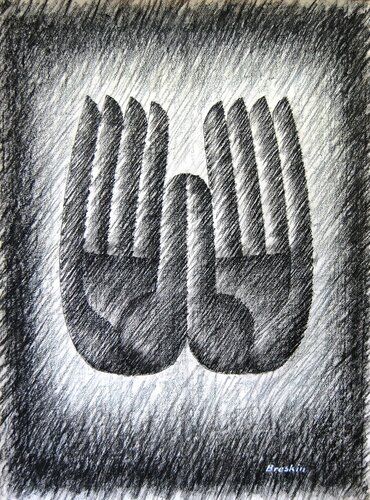 Birds in love di Aleksandr Breskin, Disegno in vendita su Singulart