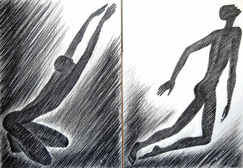 To the sun van Aleksandr Breskin, Tekening te koop op Singulart