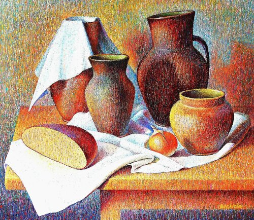 Bread by Aleksandr Breskin, Painting for Sale on Singulart