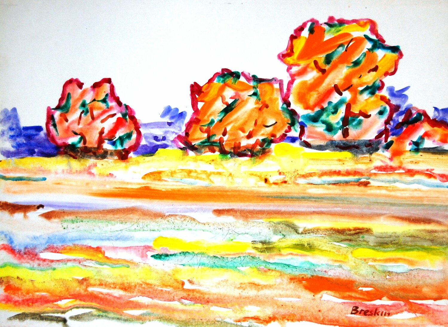 leaf fall Aleksandr Breskin