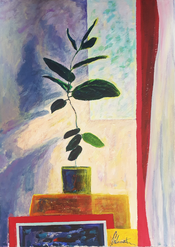 Negotiations with Ficus di Shlomit Aharonovitch, Pittura in vendita su Singulart