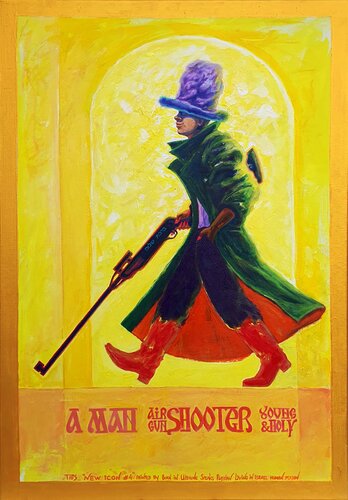 Airgun Shooter di Shlomit Aharonovitch, Pittura in vendita su Singulart