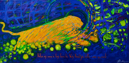 Like Father, Like Son, Like Tiger von Shlomit Aharonovitch, Malerei kaufen auf Singulart