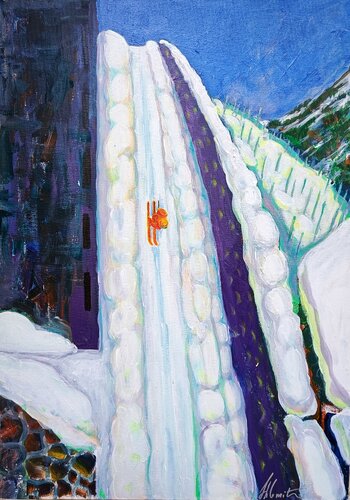 Downhill par Shlomit Aharonovitch, Peinture en vente sur Singulart