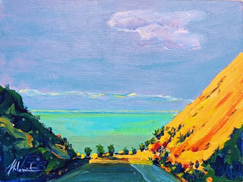 The Dead Sea #5 by Shlomit Aharonovitch, Painting for Sale on Singulart