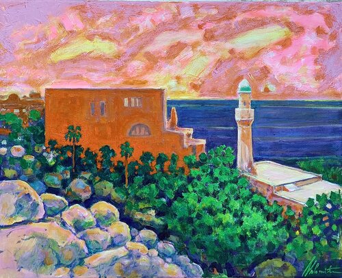 Tel Aviv-Yafo #3 von Shlomit Aharonovitch, Malerei kaufen auf Singulart